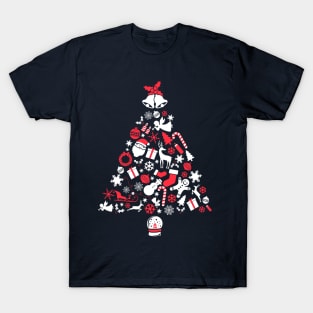 Christmas Tree from Christmas elements T-Shirt